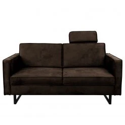 Loftscape Sofa Godow (2-Sitzer) - Microfaser Flavie: Dunkelbraun -Wohnzimmermöbel boutique en ligne 1000317060 220120 11543400347 DETAILS P000000001000317060