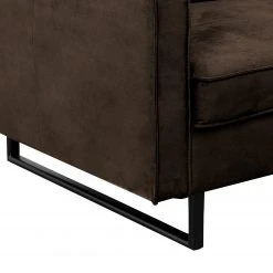 Loftscape Sofa Godow (2-Sitzer) - Microfaser Flavie: Dunkelbraun -Wohnzimmermöbel boutique en ligne 1000317060 220120 11543500375 DETAILS P000000001000317060