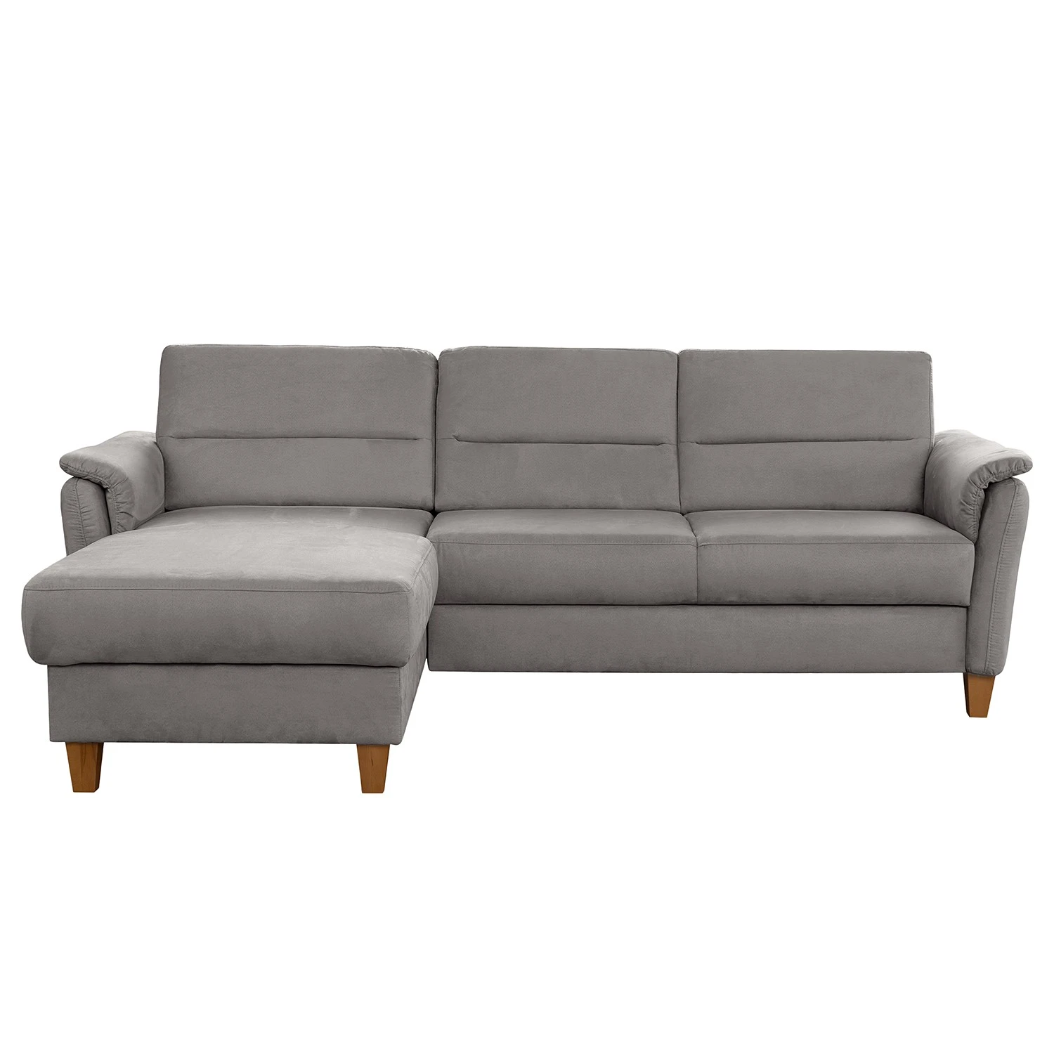 Loftscape Ecksofa Corvus - Microfaser Alais: Platin - Longchair davorstehend links - Mit Schlaffunktion 5 Loftscape Ecksofa Corvus - Microfaser Alais: Platin - Longchair davorstehend links - Mit Schlaffunktion – Bild 5