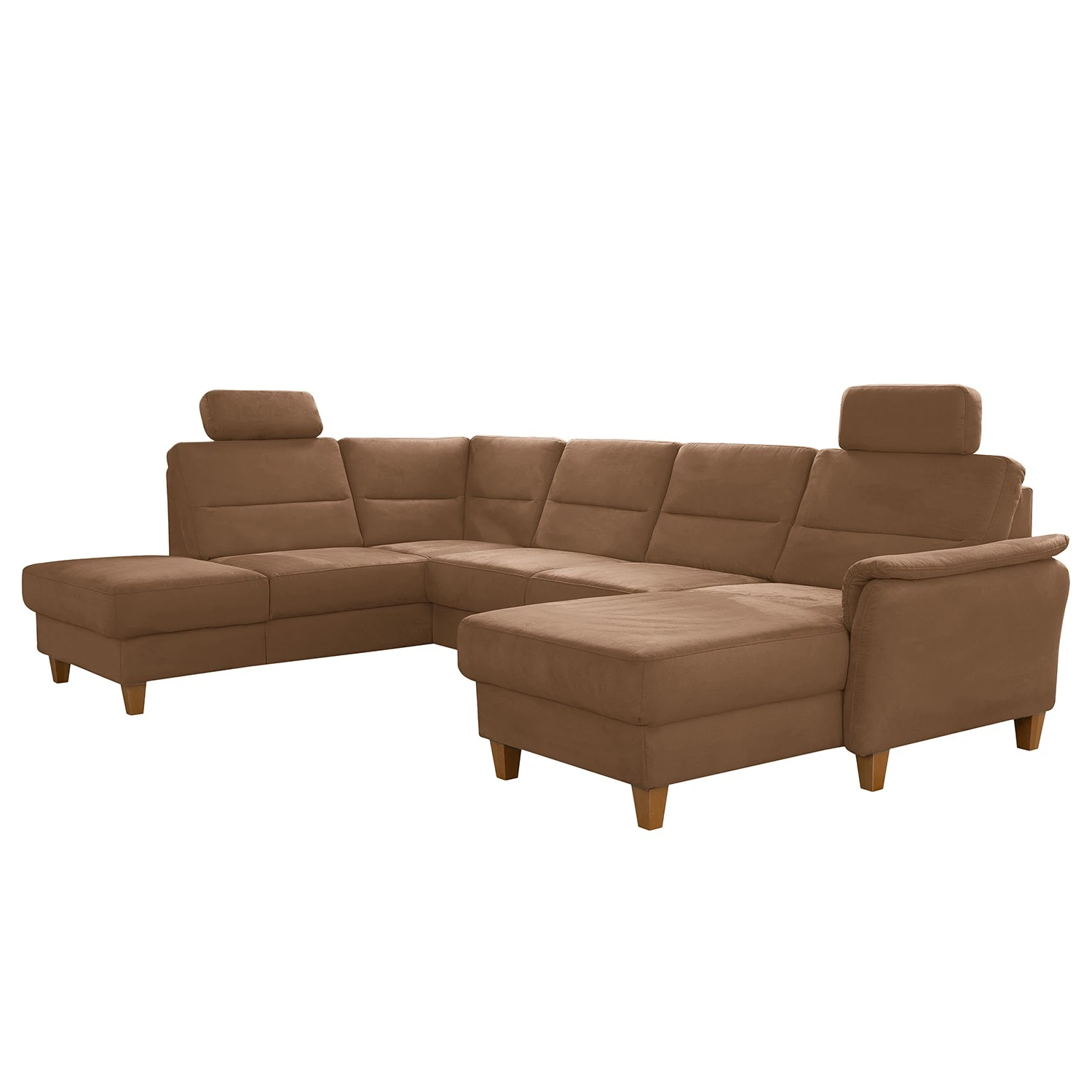 Loftscape Wohnlandschaft Corvus - Microfaser Alais: Schokoladenbraun - Ottomane davorstehend links - Ohne Schlaffunktion 1 Loftscape Wohnlandschaft Corvus - Microfaser Alais: Schokoladenbraun - Ottomane davorstehend links - Ohne Schlaffunktion