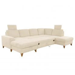 Loftscape Wohnlandschaft Gothem - Webstoff Palila: Creme - Ottomane davorstehend rechts - Mit Schlaffunktion -Wohnzimmermöbel boutique en ligne 1000317140 220120 11560301243 DETAILS P000000001000317140