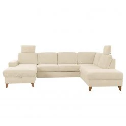 Loftscape Wohnlandschaft Gothem - Webstoff Palila: Creme - Ottomane davorstehend rechts - Mit Schlaffunktion -Wohnzimmermöbel boutique en ligne 1000317140 220120 11560301265 DETAILS P000000001000317140