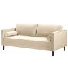 Norrwood Sofa Lobbes (3-Sitzer) - Samt Vaia: Creme