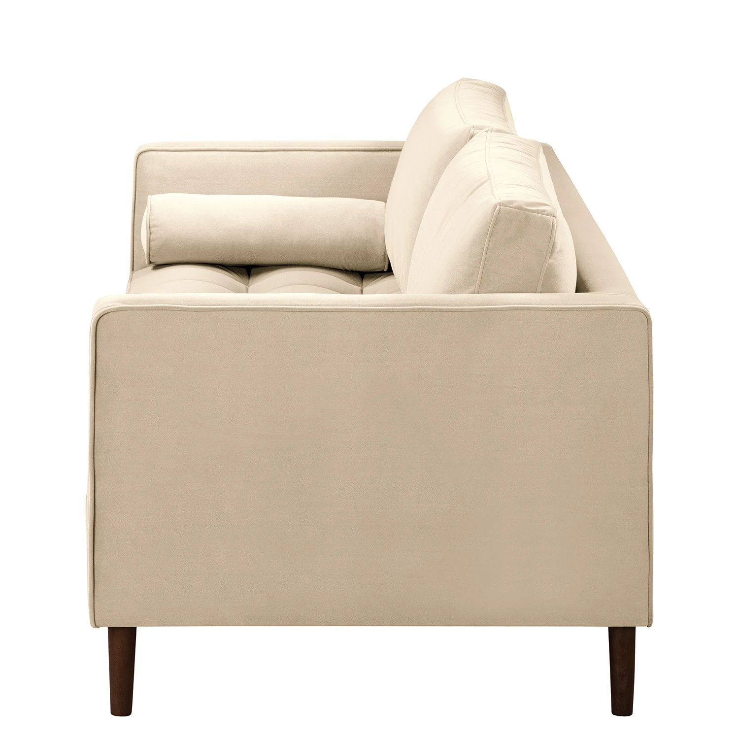 Norrwood Sofa Lobbes (3-Sitzer) - Samt Vaia: Creme 3 Norrwood Sofa Lobbes (3-Sitzer) - Samt Vaia: Creme – Bild 3