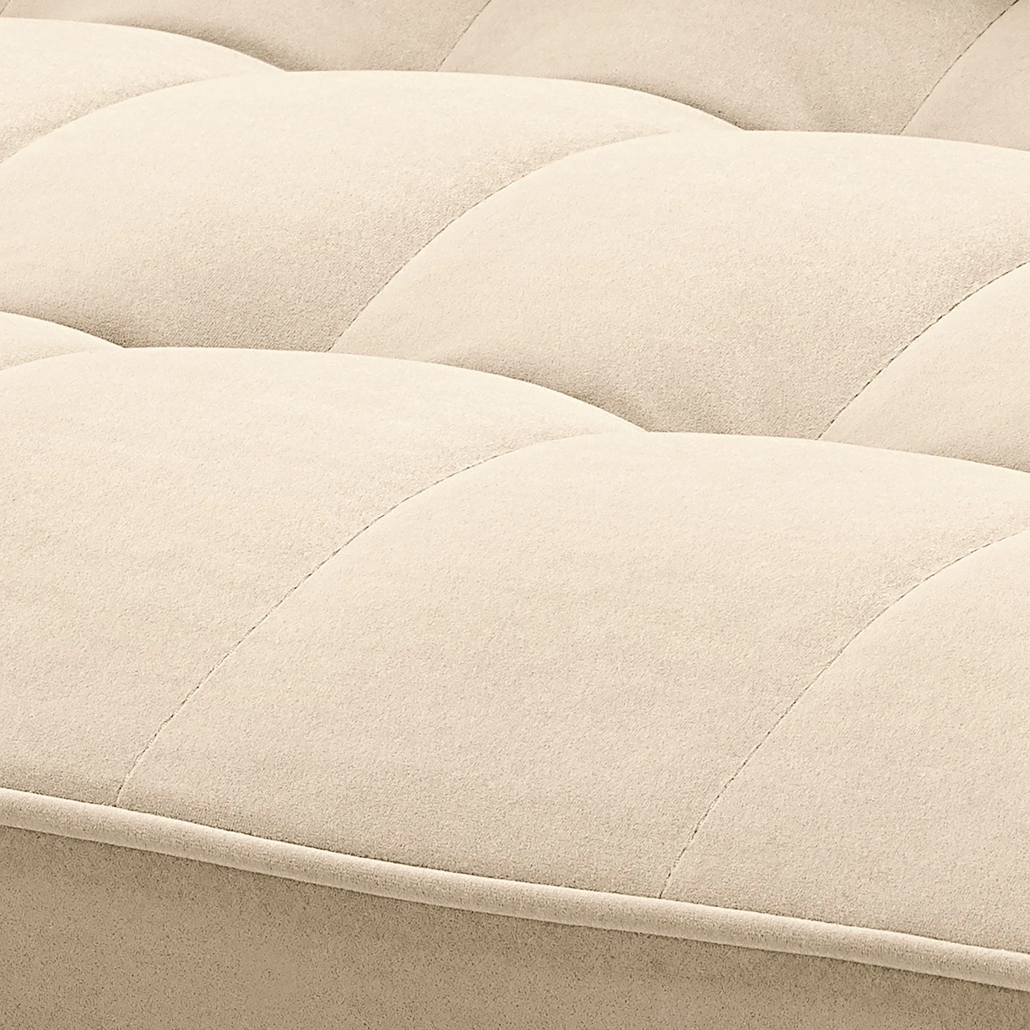 Norrwood Sofa Lobbes (3-Sitzer) - Samt Vaia: Creme 8 Norrwood Sofa Lobbes (3-Sitzer) - Samt Vaia: Creme – Bild 8