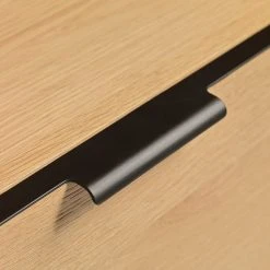 Loftscape TV-Lowboard Limoges - Echtholzfurnier / Metall - Eiche / Schwarz -Wohnzimmermöbel boutique en ligne 1000319417 220107 10192800057 DETAILS P000000001000319417