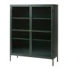 Loftscape Highboard Bunta Floro - Metall - Dunkelgrün
