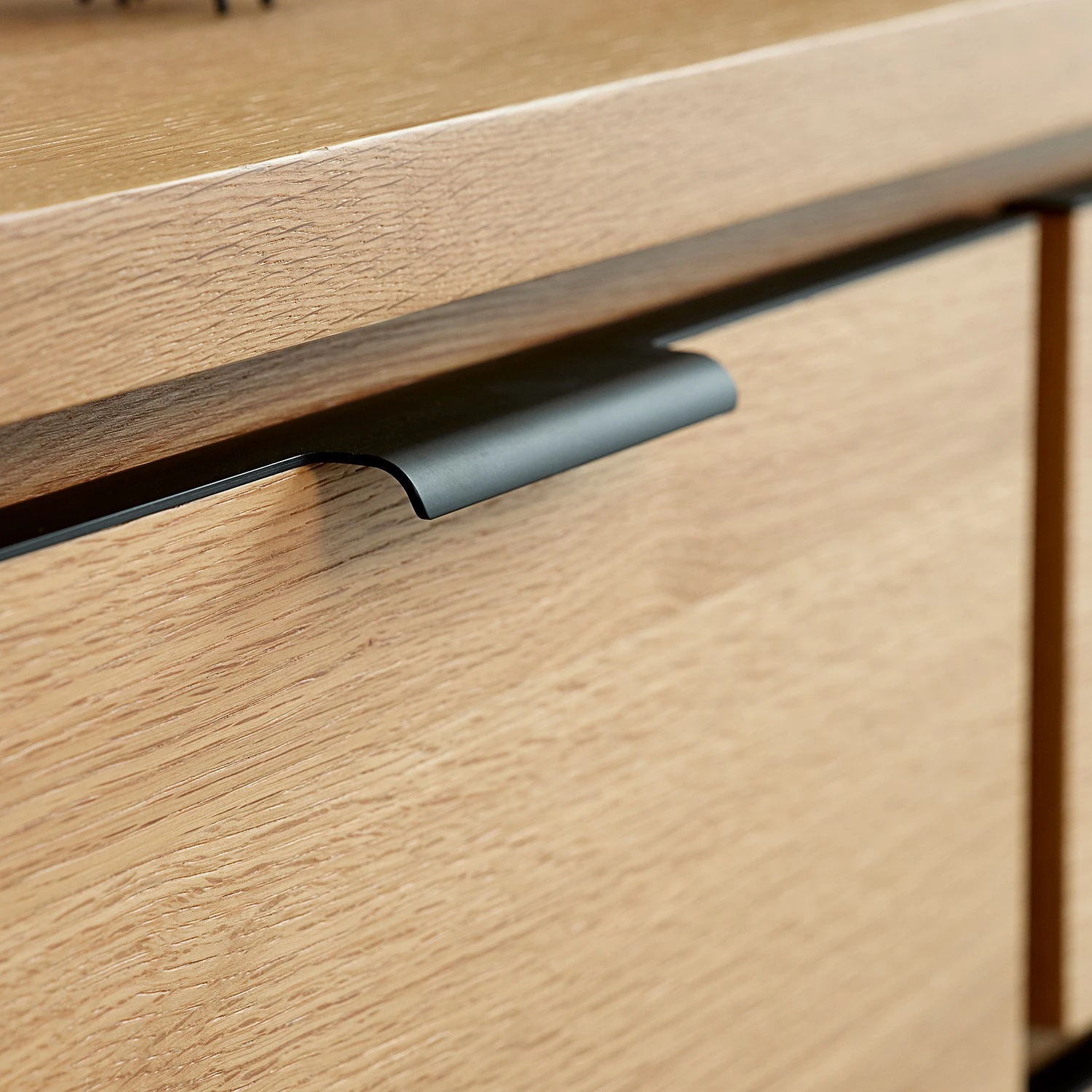 Loftscape Sideboard Limoges - Echtholzfurnier / Metall - Eiche / Schwarz 8 Loftscape Sideboard Limoges - Echtholzfurnier / Metall - Eiche / Schwarz – Bild 8