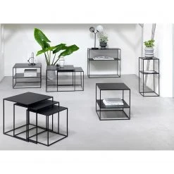 Loftscape Beistelltisch Pedja (3er-Set) - Metall - Schwarz -Wohnzimmermöbel boutique en ligne 1000319436 220107 101929000120 MOOD DETAILS P000000001000319436 mood