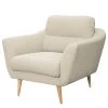 Norrwood Sessel Lucinda - Webstoff - Webstoff Hanabi: Creme - Beige