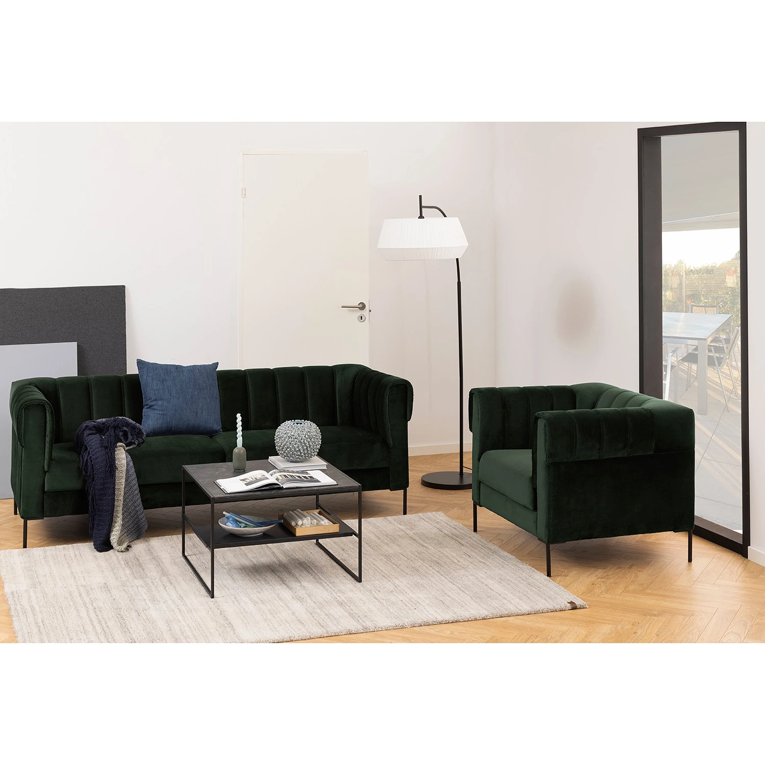 Red Living Couchtisch Zap II - Marmor Schwarz Dekor / Schwarz 3 Red Living Couchtisch Zap II - Marmor Schwarz Dekor / Schwarz – Bild 3