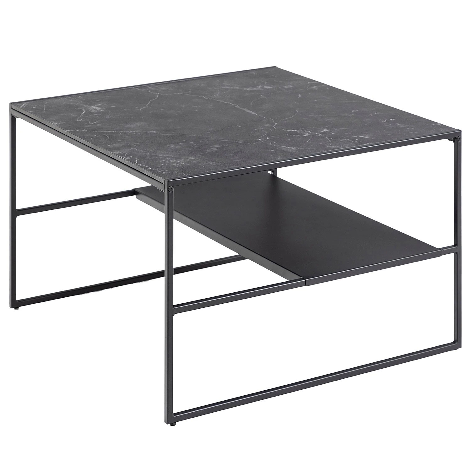 Red Living Couchtisch Zap II - Marmor Schwarz Dekor / Schwarz 6 Red Living Couchtisch Zap II - Marmor Schwarz Dekor / Schwarz – Bild 6