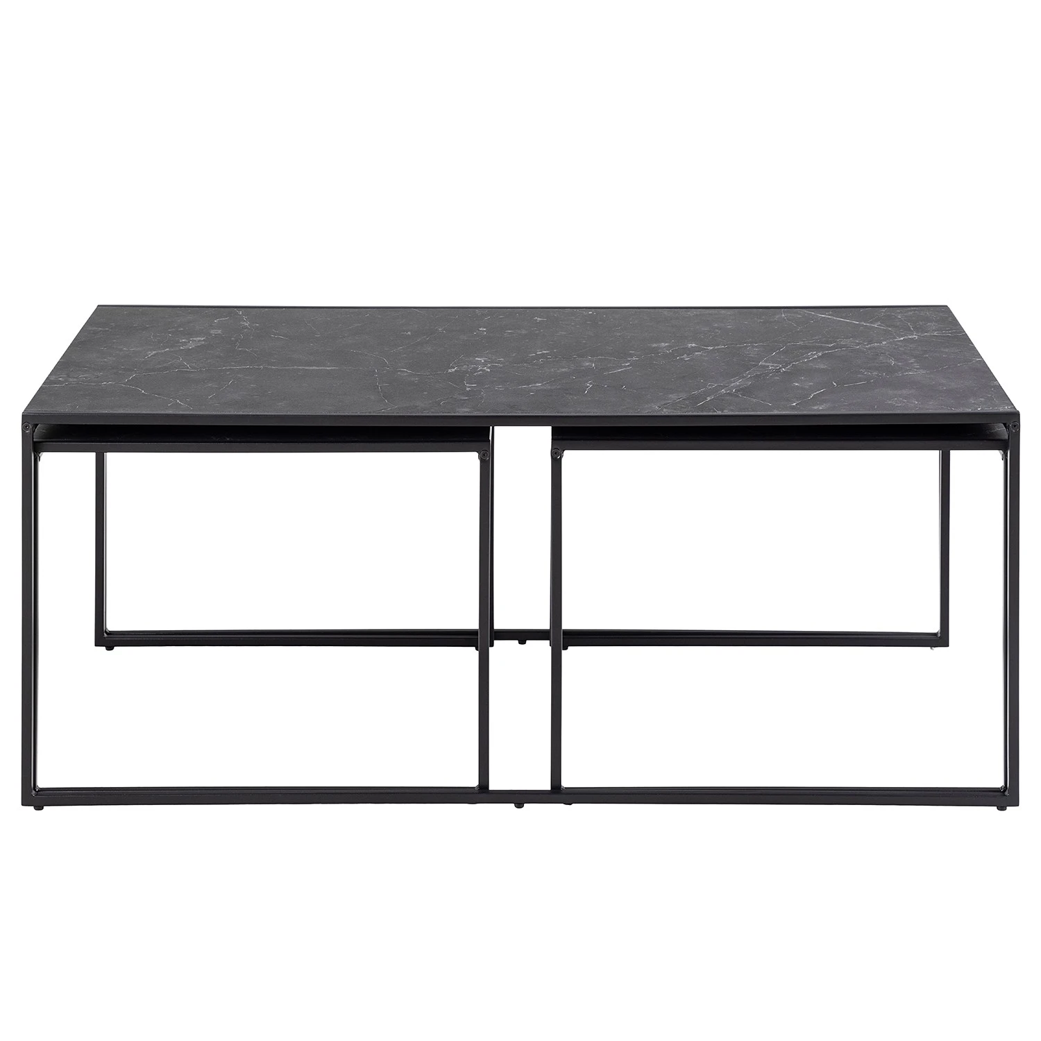 Red Living Couchtisch Zap I (3er-Set) - Marmor Schwarz Dekor / Schwarz 6 Red Living Couchtisch Zap I (3er-Set) - Marmor Schwarz Dekor / Schwarz – Bild 6