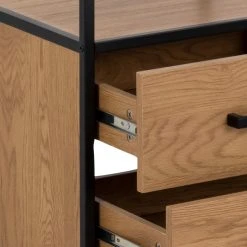 Red Living Regal Coogee XIII - Wildeiche Dekor / Schwarz 11 Red Living Regal Coogee XIII - Wildeiche Dekor / Schwarz -Wohnzimmermöbel boutique en ligne 1000325233 220118 14022400155 DETAILS P000000001000325233