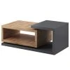 Loftscape Couchtisch Littor - Eiche Dekor / Anthrazit