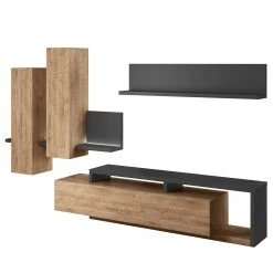 Loftscape Wohnwand Littor (3-teilig) - inkl. Beleuchtung - Eiche Dekor / Anthrazit 11 Loftscape Wohnwand Littor (3-teilig) - inkl. Beleuchtung - Eiche Dekor / Anthrazit -Wohnzimmermöbel boutique en ligne 1000327453 220125 13413000030 DETAILS P000000001000327453