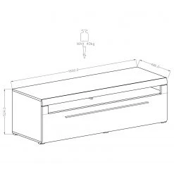 Loftscape Wohnwand Tyfta II (4-teilig) - Hochglanz Weiß 23 Loftscape Wohnwand Tyfta II (4-teilig) - Hochglanz Weiß -Wohnzimmermöbel boutique en ligne 1000327455 220125 134133000501 SKETCH DETAILS P000000001000327455 sketch