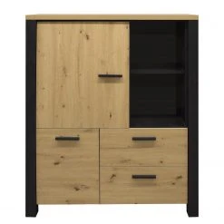 Red Living Highboard Zagora - Asteiche Dekor / Schwarz 8 Red Living Highboard Zagora - Asteiche Dekor / Schwarz -Wohnzimmermöbel boutique en ligne 1000329413 220203 15484300030 DETAILS P000000001000329413