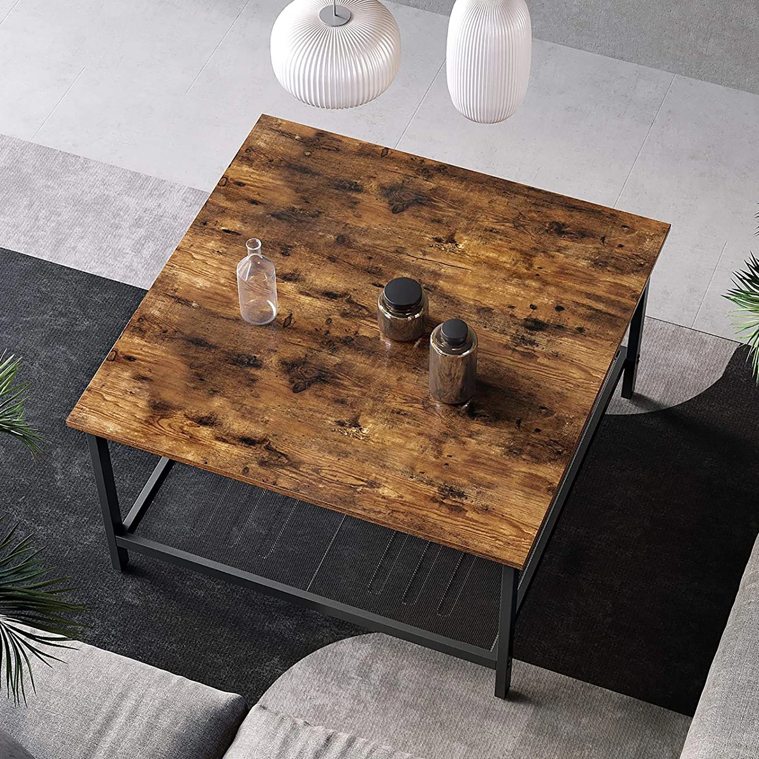 Red Living Couchtisch Bettyhill I - Metall - Braun / Schwarz 3 Red Living Couchtisch Bettyhill I - Metall - Braun / Schwarz – Bild 3