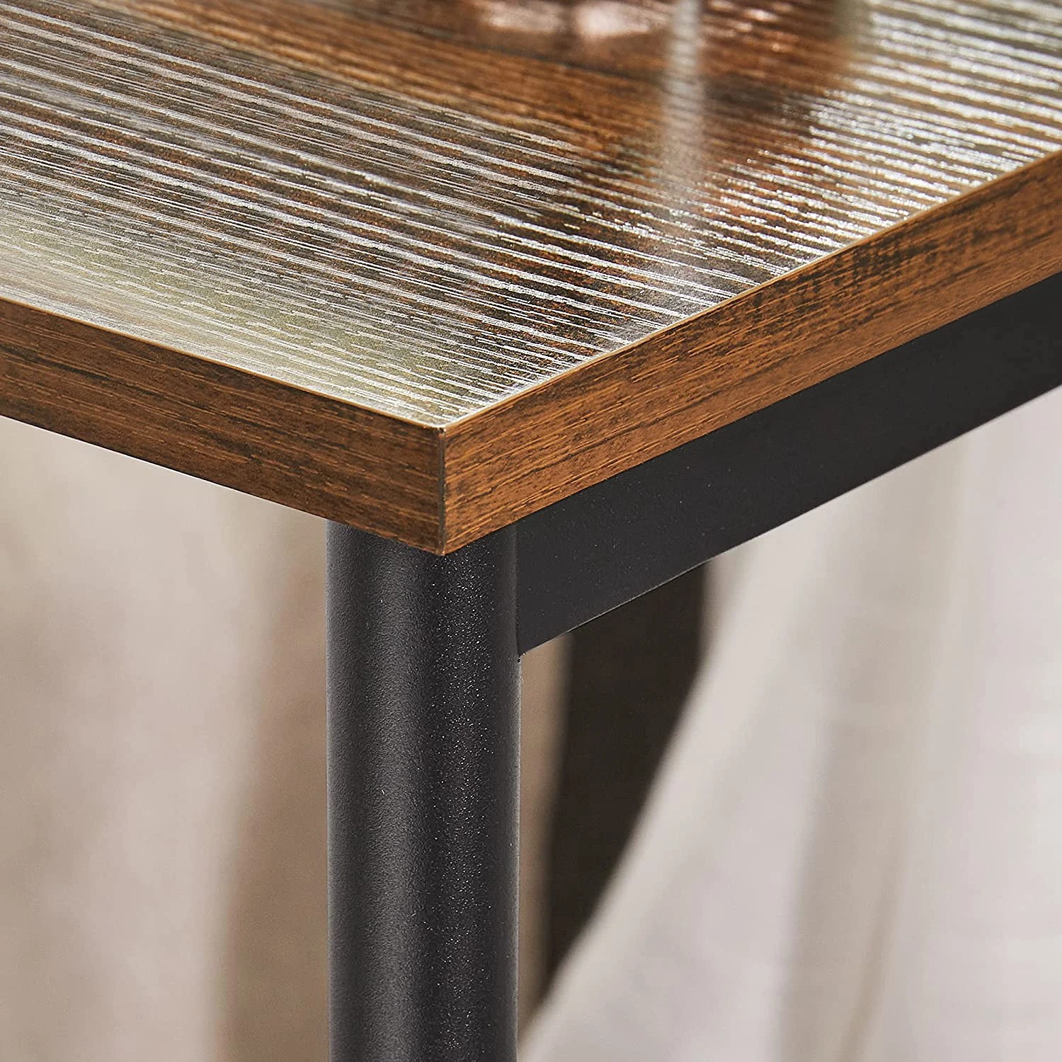 Red Living Beistelltisch Uberto - Braun / Schwarz 8 Red Living Beistelltisch Uberto - Braun / Schwarz – Bild 8