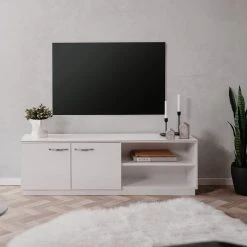 Loftscape TV-Lowboard Modica - Hochglanz Weiß -Wohnzimmermöbel boutique en ligne 1000329950 220203 161449000020 MOOD DETAILS P000000001000329950 mood