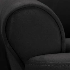 Norrwood Ohrensessel Ranu II - Microfaser Jada: Schwarz -Wohnzimmermöbel boutique en ligne 1000329985 220304 063 DETAILS P000000001000329985