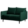 Norrwood Sofa Palawan (2-Sitzer) - Samt Ravi: Antikgrün