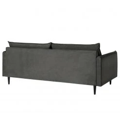 Norrwood Sofa Palawan (3-Sitzer) - Samt Ravi: Anthrazit -Wohnzimmermöbel boutique en ligne 1000330050 220905 040 DETAILS P000000001000330050