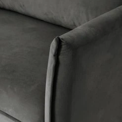 Norrwood Sofa Palawan (3-Sitzer) - Samt Ravi: Anthrazit -Wohnzimmermöbel boutique en ligne 1000330050 220905 050 DETAILS P000000001000330050