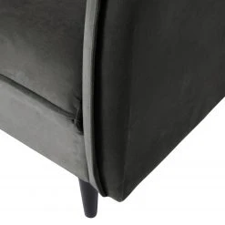 Norrwood Sofa Palawan (3-Sitzer) - Samt Ravi: Anthrazit -Wohnzimmermöbel boutique en ligne 1000330050 220905 060 DETAILS P000000001000330050