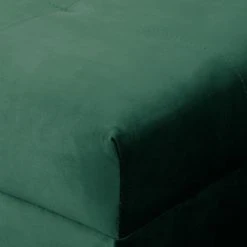 Norrwood Ecksofa Meyford - Samt Ravi: Antikgrün - Ottomane davorstehend rechts - Mit Hocker -Wohnzimmermöbel boutique en ligne 1000330133 220304 087 DETAILS P000000001000330133