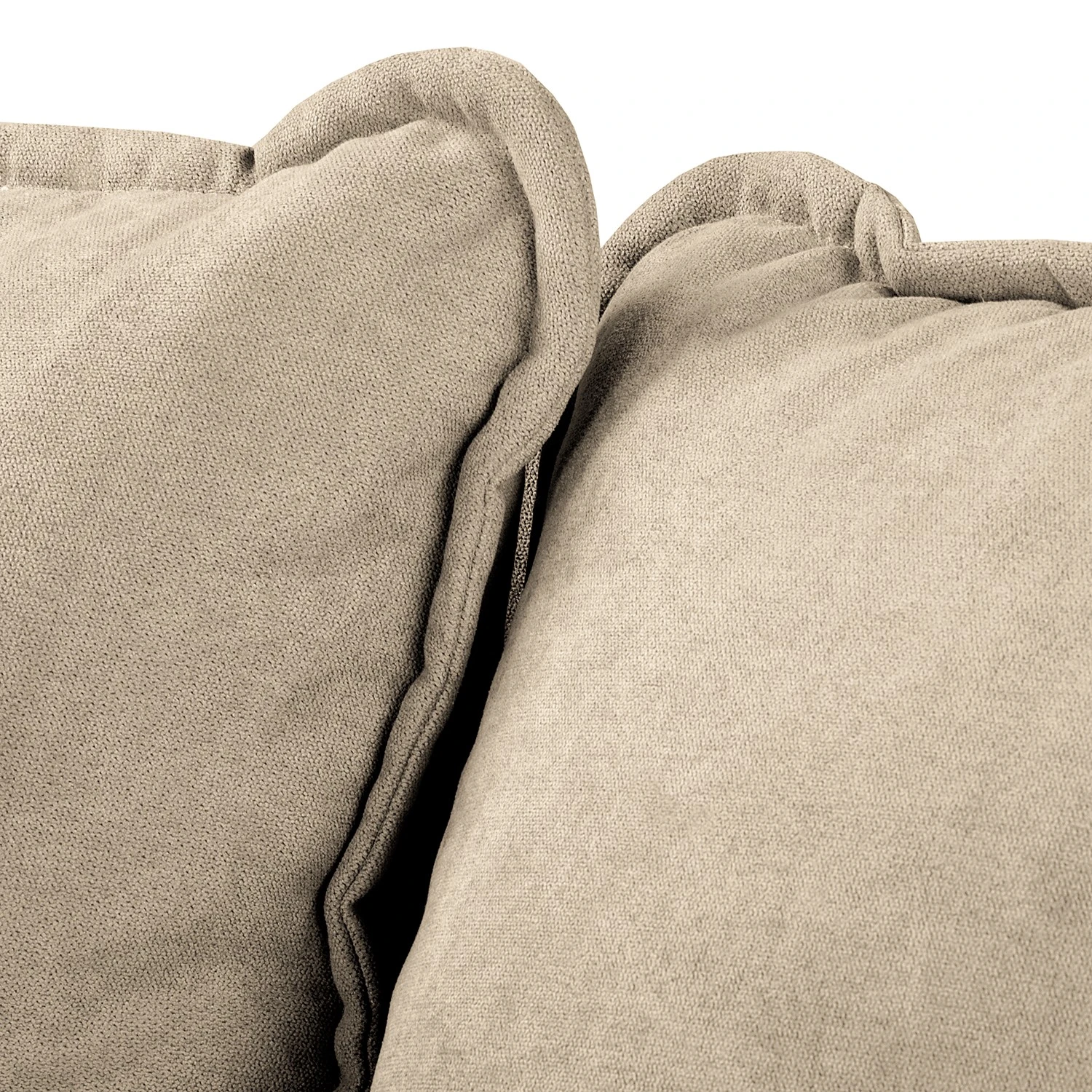 Norrwood Ecksofa Nante - Microfaser Enza: Creme - Ottomane davorstehend rechts 8 Norrwood Ecksofa Nante - Microfaser Enza: Creme - Ottomane davorstehend rechts – Bild 8