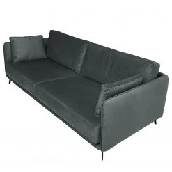 Norrwood Sofa Frederike (3,5-Sitzer) - Microfaser Faria: Dunkelgrau -Wohnzimmermöbel boutique en ligne 1000330774 220214 060 DETAILS P000000001000330774