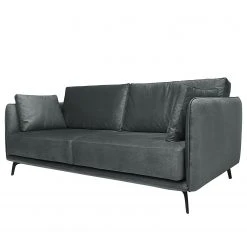 Norrwood Sofa Frederike (2,5-Sitzer) - Microfaser Faria: Dunkelgrau
