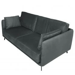 Norrwood Sofa Frederike (2,5-Sitzer) - Microfaser Faria: Dunkelgrau -Wohnzimmermöbel boutique en ligne 1000330788 220214 060 DETAILS P000000001000330788