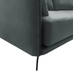 Norrwood Sofa Frederike (2,5-Sitzer) - Microfaser Faria: Dunkelgrau -Wohnzimmermöbel boutique en ligne 1000330788 220214 080 DETAILS P000000001000330788