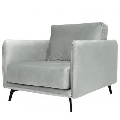 Norrwood Sofa Frederike (1,5-Sitzer) - Microfaser Faria: Blaugrau