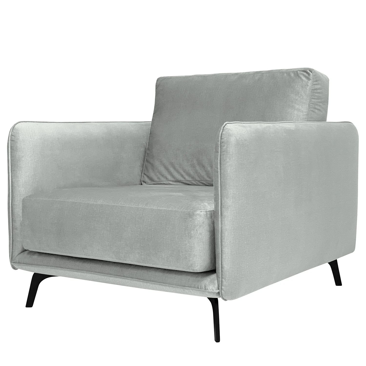 Norrwood Sofa Frederike (1,5-Sitzer) - Microfaser Faria: Blaugrau 1 Norrwood Sofa Frederike (1,5-Sitzer) - Microfaser Faria: Blaugrau