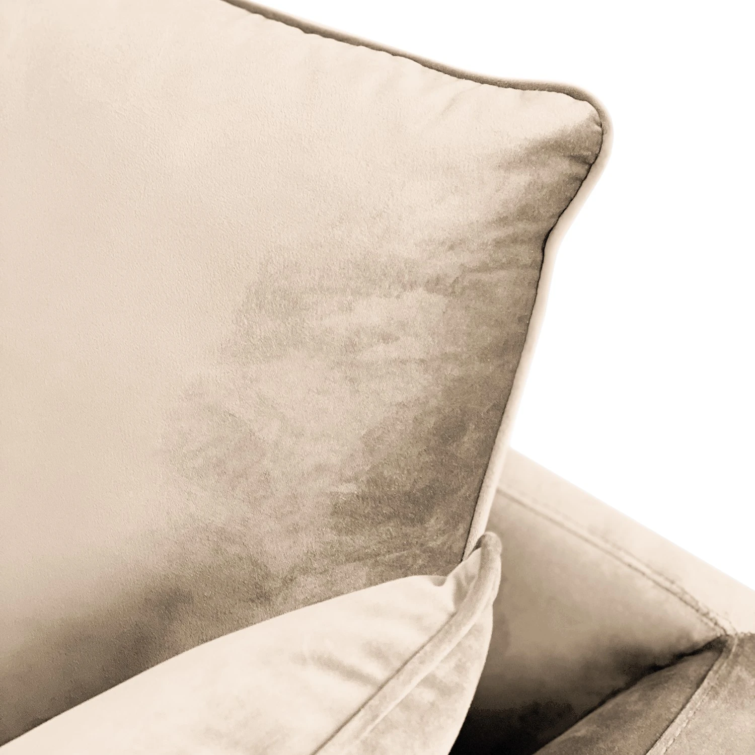 Norrwood Sofa Gobabis (3,5-Sitzer) - Samt Ravi: Creme 6 Norrwood Sofa Gobabis (3,5-Sitzer) - Samt Ravi: Creme – Bild 6