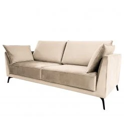 Norrwood Sofa Gobabis (3-Sitzer) - Samt Ravi: Creme