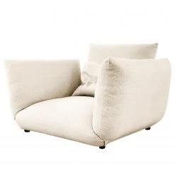 Loftscape XL Sessel Olympus - Webstoff Polly: Hochglanz Beige