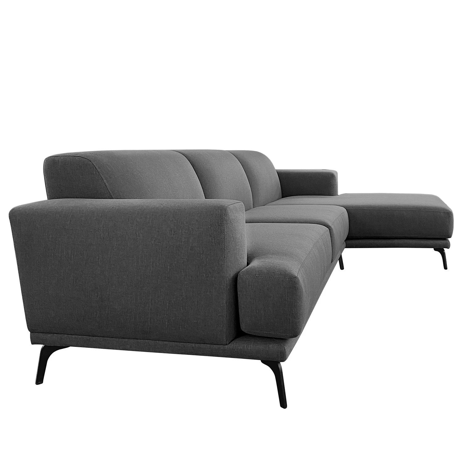 Norrwood Ecksofa Asia - Webstoff Inas: Basalt - Longchair davorstehend rechts 3 Norrwood Ecksofa Asia - Webstoff Inas: Basalt - Longchair davorstehend rechts – Bild 3