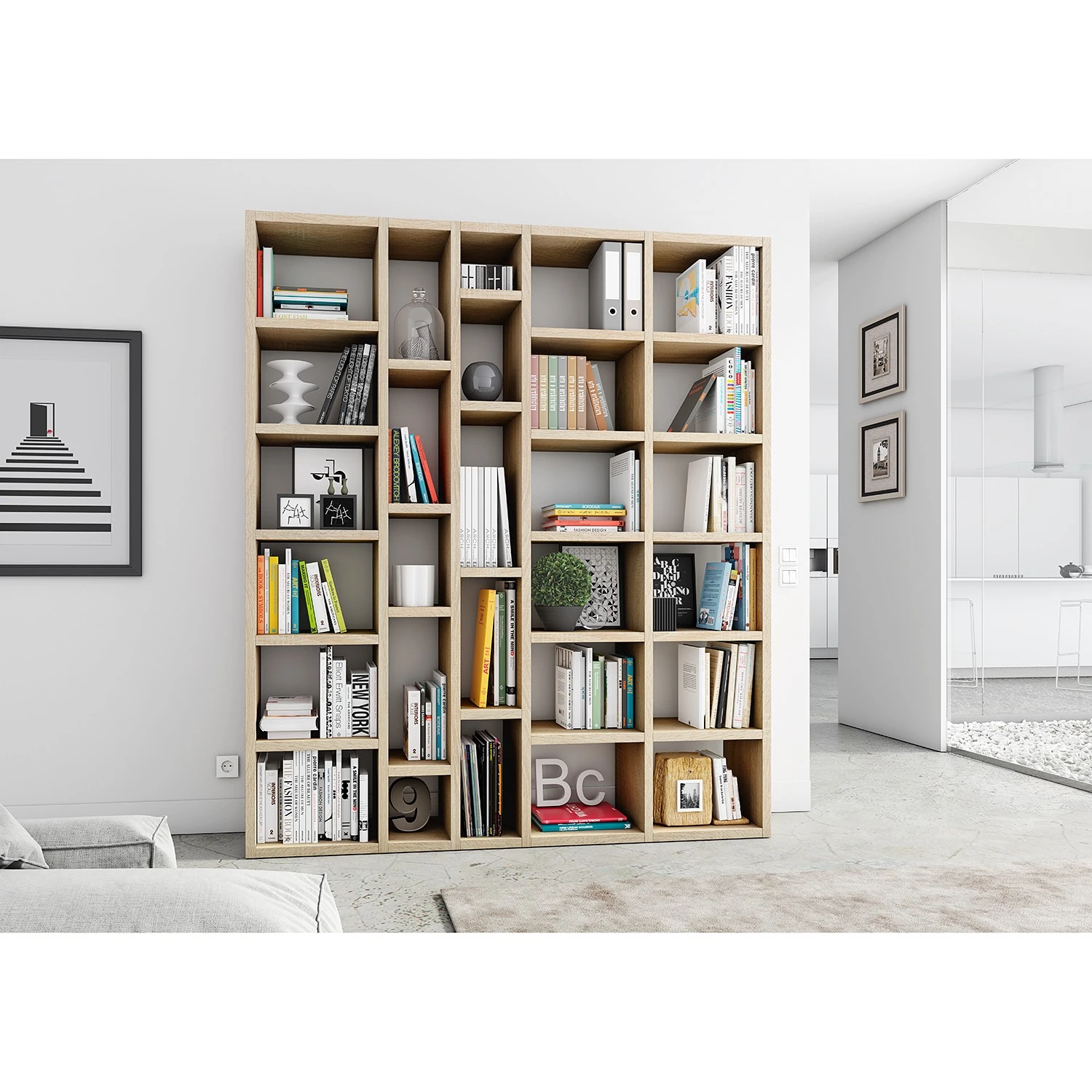 Loftscape Regal Emporior XVIII - Eiche Sonoma Dekor 2 Loftscape Regal Emporior XVIII - Eiche Sonoma Dekor – Bild 2