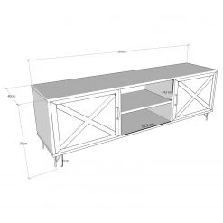 Red Living TV-Lowboard Vallrun - Kiefer Dekor / Anthrazit 7 Red Living TV-Lowboard Vallrun - Kiefer Dekor / Anthrazit -Wohnzimmermöbel boutique en ligne 1000333633 220302 500 SKETCH DETAILS P000000001000333633 sketch