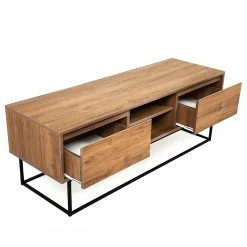 Red Living TV-Lowboard Tirano - Metall - Walnuss Hell Dekor / Schwarz 7 Red Living TV-Lowboard Tirano - Metall - Walnuss Hell Dekor / Schwarz -Wohnzimmermöbel boutique en ligne 1000333634 220302 030 DETAILS P000000001000333634