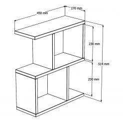 Loftscape Regal Isorana II - Walnuss Hell Dekor -Wohnzimmermöbel boutique en ligne 1000333635 220302 500 SKETCH DETAILS P000000001000333635 sketch