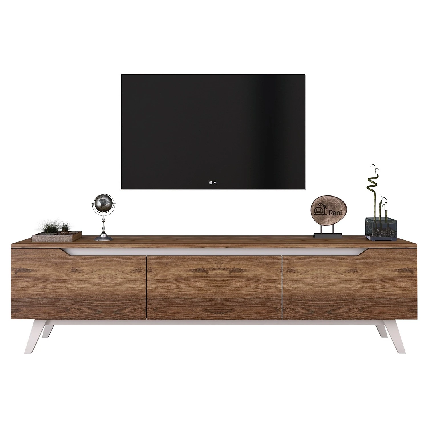 Loftscape TV-Lowboard Potsdam - Walnuss Dekor 6 Loftscape TV-Lowboard Potsdam - Walnuss Dekor – Bild 6