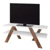 Loftscape TV-Rack Soroma - Weiß / Walnuss Dekor