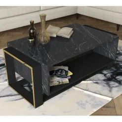 Loftscape Couchtisch Board Luca - Marmor Schwarz Dekor / Gold -Wohnzimmermöbel boutique en ligne 1000333647 220302 022 MOOD DETAILS P000000001000333647 mood