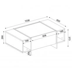 Loftscape Couchtisch Vidal - Marmor Schwarz Dekor / Walnuss Dekor / Gold 13 Loftscape Couchtisch Vidal - Marmor Schwarz Dekor / Walnuss Dekor / Gold -Wohnzimmermöbel boutique en ligne 1000333651 220302 500 SKETCH DETAILS P000000001000333651 sketch